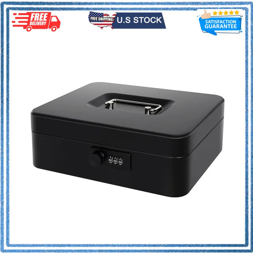 Metal cash box with - metal,