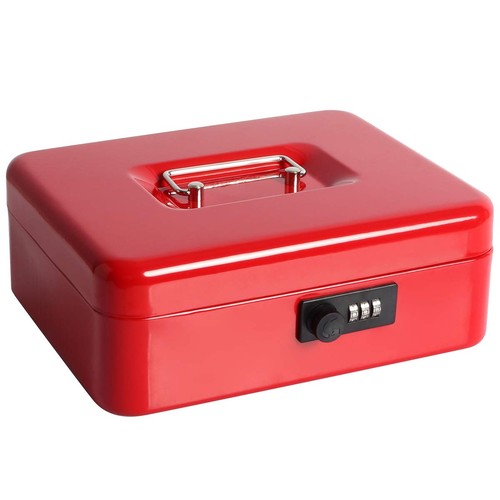 Cash box with money - box,